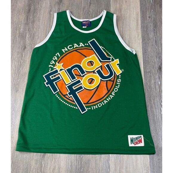 Vintage 1997 NCAA Basketball Final Four Mountain Dew Tank Top Adult XL - Picture 1 of 9